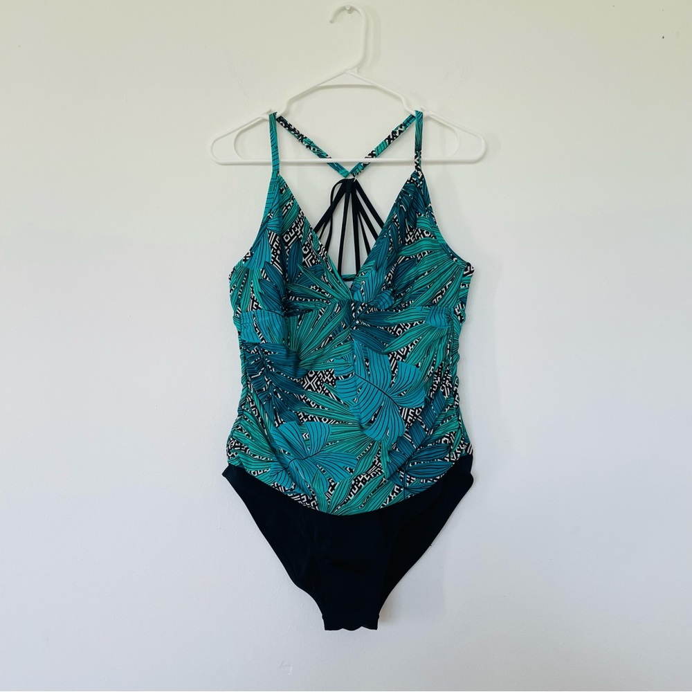 JANTZEN One Piece Swimsuit Size 14